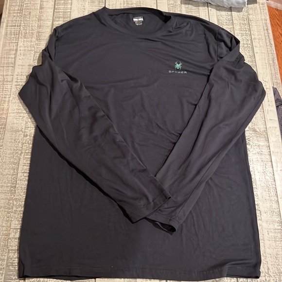 Bundle/Lot of 3 long sleeve men’s t-shirts size med - Spyder Gear and Gaiam gym - Picture 2 of 7
